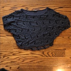 Grey double sided top